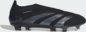 adidas adidas Performance Unisex Predator Elite Laceless Firm Ground Boots - Black - Size UK 7