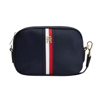 Tommy Hilfiger Tassen, Dames, Blauw, ONE Size, Nylon, Popette Camera Bag