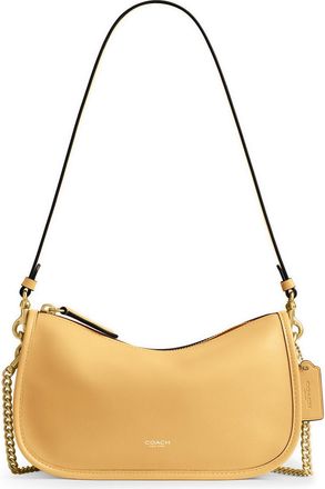 Coach Waverly Grained Leather Cross-body bag - Cream - One Size