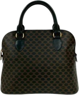 Celine Pre-owned Vintage Boston Bag - Dames - Vintage Handtas - Zwart - ONE Size - Leer - Vintage
