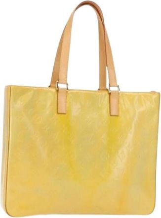 Louis Vuitton Pre-owned Vintage Tote Bag - Dames - Vintage Shopper - Geel - ONE Size - Leer - Vintage