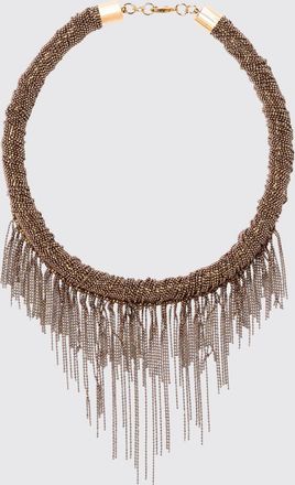 Fabiana Filippi Collana girocollo in ottone nickel-free multifilo