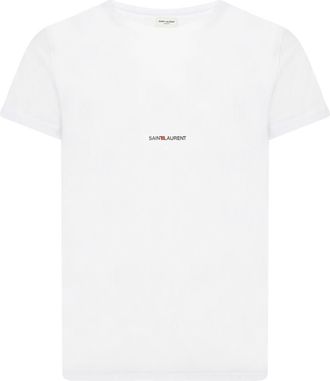 Saint Laurent Cotton T-shirt With Logo