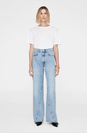 Anine Bing Lili Burnout Tee at Nordstrom, Size Xx-Small