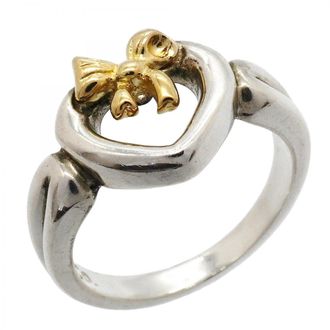 Tiffany & Co. Yellow Gold (18K) Silver 925 Band Ring (Pre-Owned)