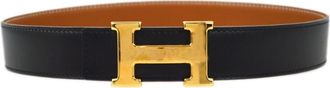 Hermès 2002 Constance 70 reversible belt - women - Calf Leather - One Size - Black