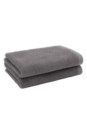 Linum Home Textiles 2-Pack Ediree Cotton Fingertip Towel Set in Charcoal at Nordstrom Rack