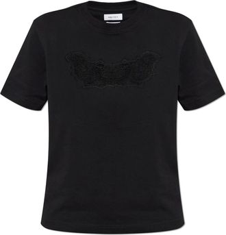 Alexander McQueen Mujer, Camisetas, Negro, Talla: L