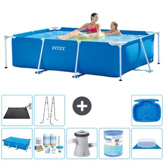 Intex Piscina Con Estructura Rectangular - 220x150x60 Cm - 7-piezas S40056