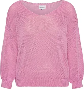 Americandreams Americandreams, Truien & Vesten, Dames, Roze, M, Katoen, Milana LS Light Cotton Knit