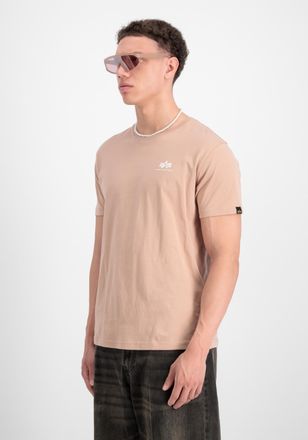 Alpha Industries T-Shirt ALPHA INDUSTRIES Backprint T-Shirt, Herren, Gr. L, orange (dusty coral), Obermaterial: 100% Baumwolle, Shirts T-Shirt