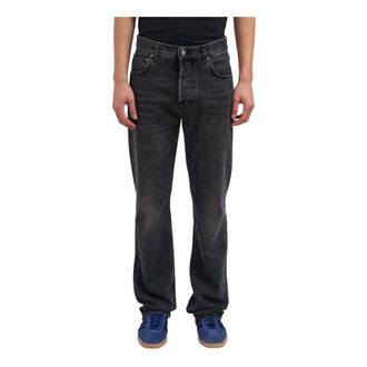 Haikure Straight Jeans, male, Black, Size: W33 Fergus Five-Pocket Jeans