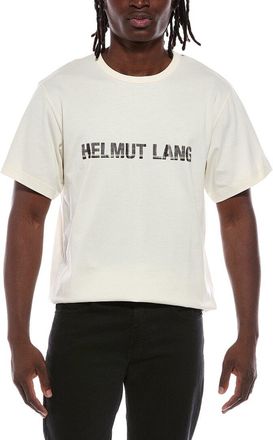 Helmut Lang Plaid Check Logo T-Shirt