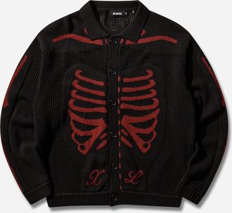 XLARGE Men s Scanner Knit Cardigan Black