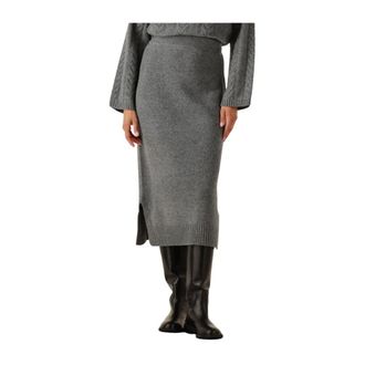 Mos Mosh MOS Mosh, Dames, Jurken, Grijs, Maat: XS Wol