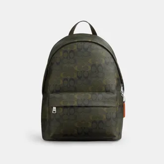 Coach Taylor Backpack In Signature Camo Print