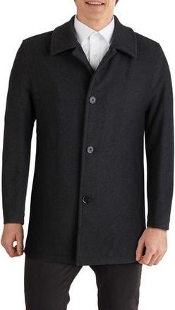 Cole Haan Wool Blend Plush Car Coat in Charcoal at Nordstrom Rack, Size Xx-Large