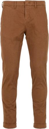 Fay Chino broeken - Heren - Chinos - Bruin - W40 - Katoen - Broeken