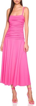 Susana Monaco Ruched Sleeveless Maxi Dress in Boom at Nordstrom, Size X-Small