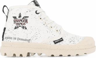 Palladium Pampa Hellfire Kid x Stranger Things hoge sneakers