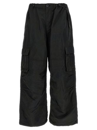 Comme Des Gar&ccedil;ons Black Nylon Cargo Mens Pants
