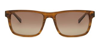 Timberland TB00020 Polarized 48H Mens Sunglasses Brown Size 55