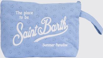 MC2 Saint Barth Pochette Aline MC2 Saint Barth in cotone e Sangallo con logo ricamato