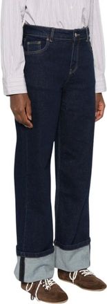 Yerse Yerse, Jeans, Dames, Blauw, L, Straight Jeans