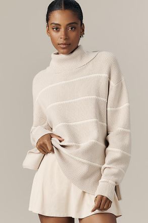 Varley Hamish Roll-Neck Stitch Knit Sweater