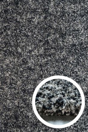 Kukoon Super Soft Mottled Tonal Slate Grey Shaggy Living Room Area Rugs | Size: 200 cm x 290 cm