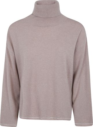 LABORATORIO Cardigan High Neck Kasha