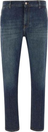 Pantaloni Torino Blue Slim-Fit Jeans With Pockets