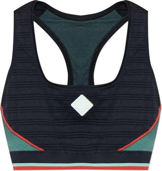 Casablanca Reggiseno sportivo con scollo olimpionico - Nero