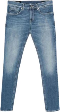 Dondup George Jeans - Heren - Slim Fit Jeans - Blauw - W31 - Katoen - Jeans