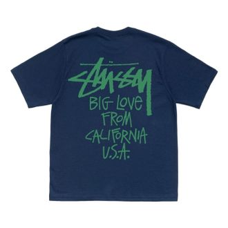 St&uuml;ssy Big Love T-Shirt Navy 1905218-NAVY