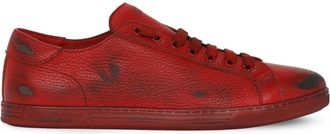 Dolce & Gabbana Bassa leather sneakers - men - Calf Leather/Rubber/Calf Leather - 44 - Red