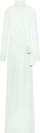 Courr&egrave;ges Abito lungo con fibbia - Verde