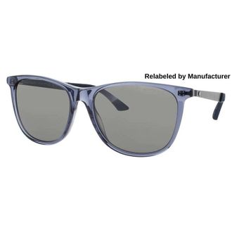 Montblanc Silver Mirror Square Mens Sunglasses MB0330S 003 56