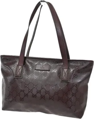 Gucci Pre-owned Tote Bags, female, Red, Size: ONE SIZE Pre-owned Plastic gucci-bags