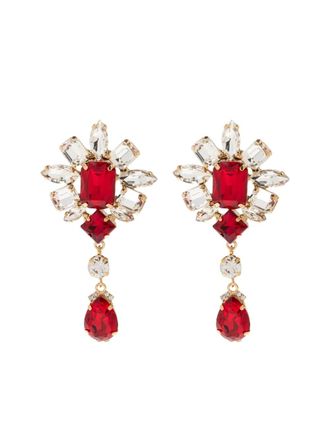 Dsquared2 snakeskin-effect hoop earrings - Silver