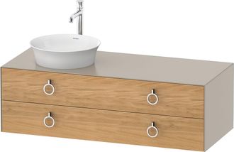 Duravit Duravit - Tulip Blanco, Mueble De Ba&ntilde;o Colgado En La Pared, Ancho