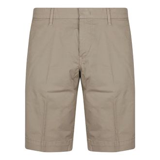Fay Chino Slim Fit Short - male - Fay - Casual Shorts - Gray - W34 - Shorts