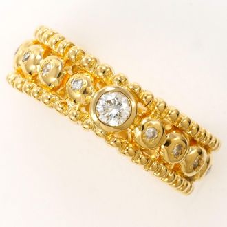 C&A Yellow Gold Yellow Gold (18K) Band Ring (Pre-Owned)