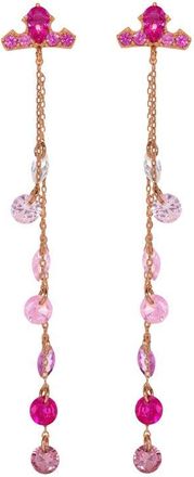 Girls Crew Disney Aurora Crown Drop Earrings in Pink/rose Gold at Nordstrom