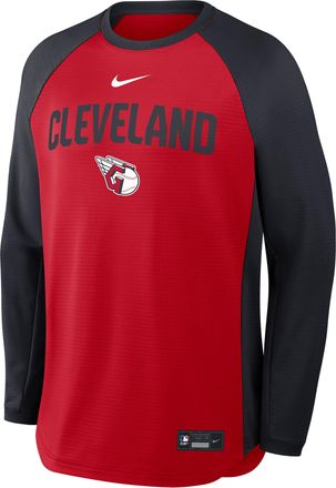Nike Cleveland Guardians Authentic Collection Nike Mens Dri-FIT Pullover Crew in Red | 04H2162NGUA-7PG