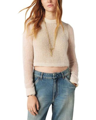 BA&SH Ba&Sh Diego Mohair & Wool-Blend Sweater