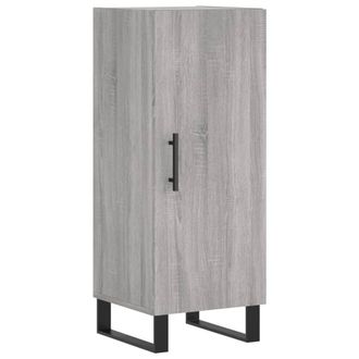 Berkfield Home Sideboard Grey Sonoma 34.5x34x90 cm Engineered Wood