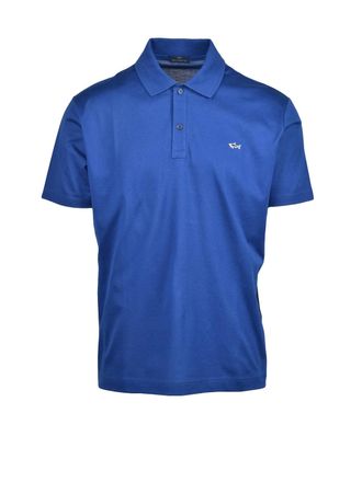 Paul & Shark Blue Cotton Classic Polo Shirt