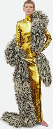 Bottega Veneta Abito In Viscosa Con Paillette - Bottega Veneta