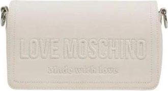 Love Moschino Polyethyleen Handtas met Elegant Design - Dames - Schoudertassen - Beige - ONE Size - Tassen